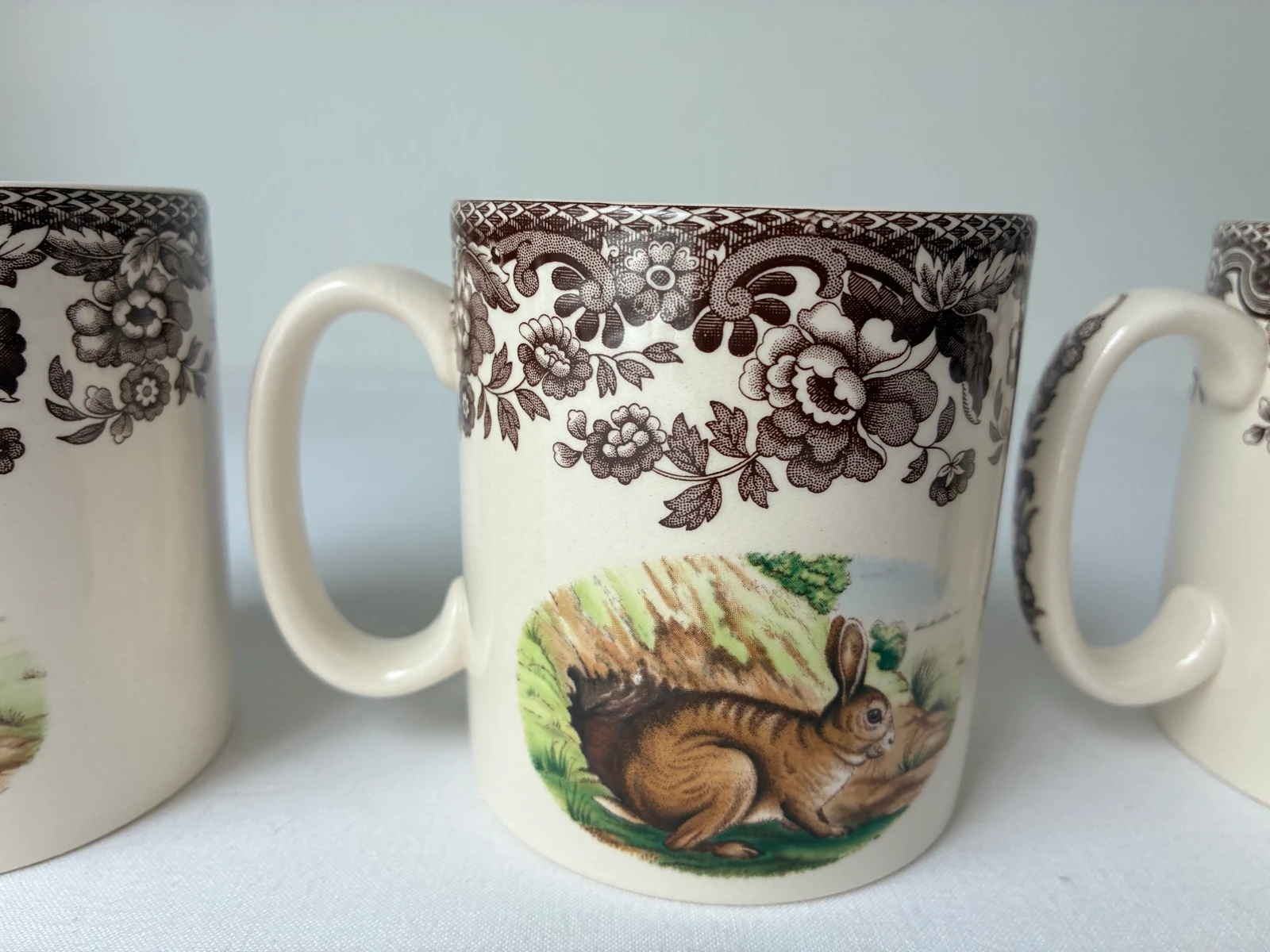 Set of 3 Spode Woodland Rabbit Mugs – photo 3